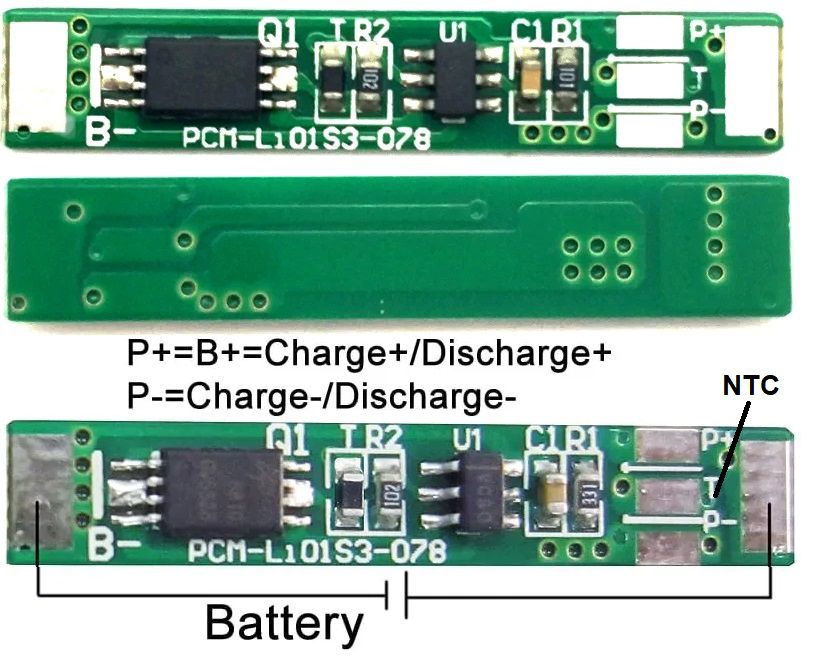 BMS PCM-1S-LI01S3-078